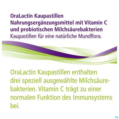 Oralactin Orales Probiotikum Kaupastillen +vitamin C 30g, A-Nr.: 5750409 - 07