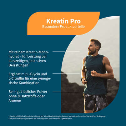 Sie sehen eine Packung NatuGena Kreatin Pro Pulver, Produktbild: 02 NatuGena Kreatin Pro Pulver, A-Nr.: 6040265 - 02