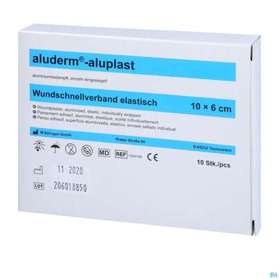Aluderm/alupl El Wundpflaster 10x 6cm 10 Abschnitte 1pk, A-Nr.: 5650286 - 04