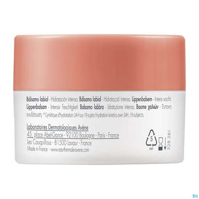 Sie sehen eine Packung Avene Basislinie Feuchtigkeitsspendender Lippenbalsam Tiege 10ml, Produktbild: 05 Avene Basislinie Feuchtigkeitsspendender Lippenbalsam Tiege 10ml, A-Nr.: 5939727 - 05