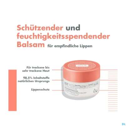 Sie sehen eine Packung Avene Basislinie Feuchtigkeitsspendender Lippenbalsam Tiege 10ml, Produktbild: 09 Avene Basislinie Feuchtigkeitsspendender Lippenbalsam Tiege 10ml, A-Nr.: 5939727 - 09