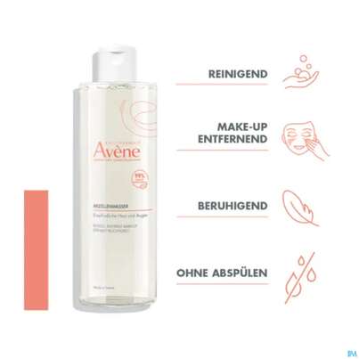 Sie sehen eine Packung Avene Basislinie Mizellenwasser 100ml, Produktbild: 07 Avene Basislinie Mizellenwasser 100ml, A-Nr.: 5939704 - 07