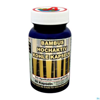 Bambus Hochaktiv Kohle Kapseln 100% Bambus Kohlepulver Aktiviert 50st, A-Nr.: 5066251 - 04