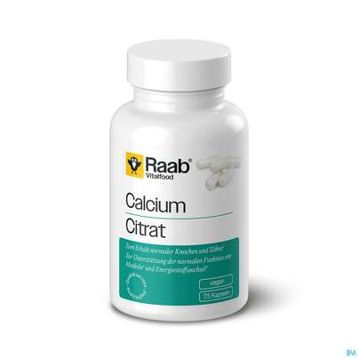 Calcium Citrat/kapseln Raab 75st, A-Nr.: 5996470 - 01