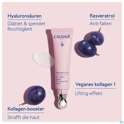 Caudalie Resveratrol/lift Auge 30ml, A-Nr.: 5894290 - 04