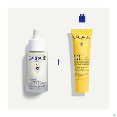Sie sehen eine Packung Caudalie Vp Serum +sonne Set 50ml, Produktbild: 03 Caudalie Vp Serum +sonne Set 50ml, A-Nr.: 5930790 - 03