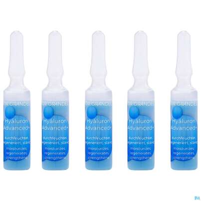 Sie sehen eine Packung Dr.grandel Ampoule Excellence Hyaluron Advanced+ 5x3ml 41591 15ml, Produktbild: 07 Dr.grandel Ampoule Excellence Hyaluron Advanced+ 5x3ml 41591 15ml, A-Nr.: 5895562 - 07