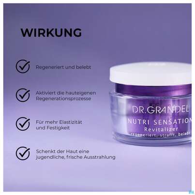 Sie sehen eine Packung Dr.grandel Nutri Sensation Revitalizer 40441 50ml, Produktbild: 08 Dr.grandel Nutri Sensation Revitalizer 40441 50ml, A-Nr.: 5895071 - 08