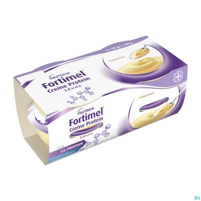 Fortimel/creme Protein 125g Vanille Becher 4st, A-Nr.: 5894657 - 02
