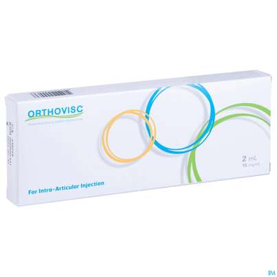Sie sehen eine Packung Injektionsspritzen U.zubeh. Fertigspritze 2ml Orthovisc 1st, Produktbild: 03 Injektionsspritzen U.zubeh. Fertigspritze 2ml Orthovisc 1st, A-Nr.: 5463153 - 03