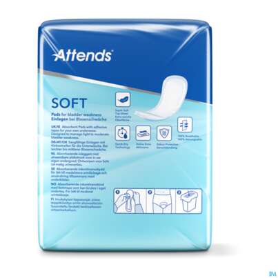 Inkontinenz Attends Einlagen Soft 4 Super 30st, A-Nr.: 4577328 - 04