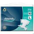 Sie sehen eine Packung Inkontinenz Attends Slip Regular L 10 26st, Produktbild: 02 Inkontinenz Attends Slip Regular L 10 26st, A-Nr.: 4257138 - 02
