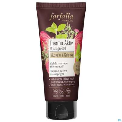 Sie sehen eine Packung Massage Gel Farfalla Thermo Aktiv Muskeln +gelenke 100ml, Produktbild: 01 Massage Gel Farfalla Thermo Aktiv Muskeln +gelenke 100ml, A-Nr.: 5831125 - 01