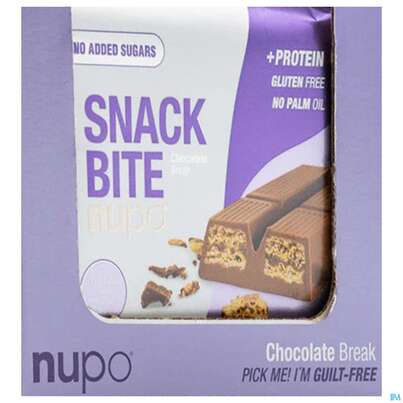 Sie sehen eine Packung Nupo Lebenswert Prot. Snack Bite 64,5g, Produktbild: 01 Nupo Lebenswert Prot. Snack Bite 64,5g, A-Nr.: 5739170 - 01