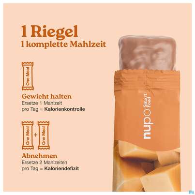 Sie sehen eine Packung Nupo Riegel Fuer 1 Mahlzeit One Meal Bar Toffee 97767 60g, Produktbild: 07 Nupo Riegel Fuer 1 Mahlzeit One Meal Bar Toffee 97767 60g, A-Nr.: 5296666 - 07