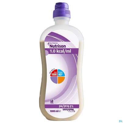 Sie sehen eine Packung Nutrison/1000ml Sondennahrung Smart Pack 8st, Produktbild: 01 Nutrison/1000ml Sondennahrung Smart Pack 8st, A-Nr.: 4838800 - 01