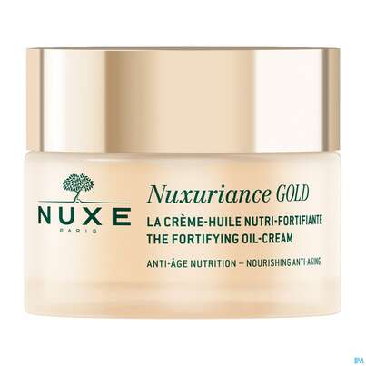Sie sehen eine Packung Nuxe Nuxuriance/gold Fortifying Oil-cream 50ml, Produktbild: 04 Nuxe Nuxuriance/gold Fortifying Oil-cream 50ml, A-Nr.: 5861161 - 04