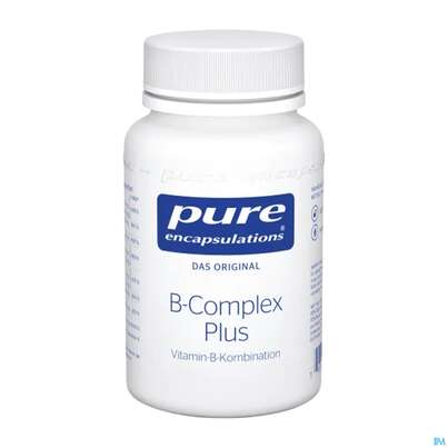Sie sehen eine Packung Pure Encapsulations Kapseln B-complex Plus Bcp3a 30st, Produktbild: 01 Pure Encapsulations Kapseln B-complex Plus Bcp3a 30st, A-Nr.: 5907791 - 01