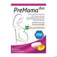 Sie sehen eine Packung Quatrefolic Premama Duo Tabletten+weichkapseln 30st, Produktbild: 01 Quatrefolic Premama Duo Tabletten+weichkapseln 30st, A-Nr.: 5974020 - 01