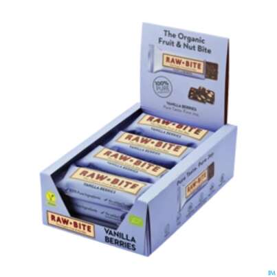 Raw Bite Bio Riegel Vanilla Berries 50g, A-Nr.: 4252661 - 01