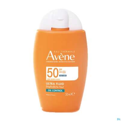 Sie sehen eine Packung Sonnenprodukte Avene Ultra/fluid Oil Control Spf50 50ml, Produktbild: 04 Sonnenprodukte Avene Ultra/fluid Oil Control Spf50 50ml, A-Nr.: 5899152 - 04