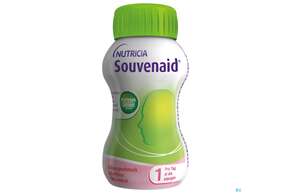 Souvenaid 125ml Vitalflasche Erdbeere 4st, A-Nr.: 4133583 - 01