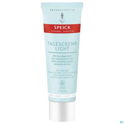 Sie sehen eine Packung Speick Thermal/sensitiv Tagescreme Light Nr 61164 50ml, Produktbild: 01 Speick Thermal/sensitiv Tagescreme Light Nr 61164 50ml, A-Nr.: 5710083 - 01