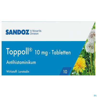 Toppoll Tabl 10mg 10st, A-Nr.: 4207608 - 01