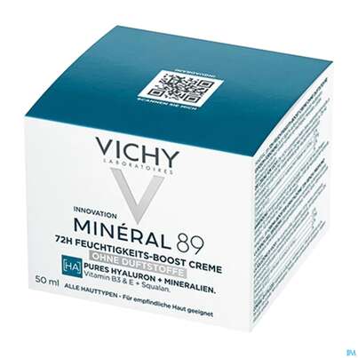 Sie sehen eine Packung Vichy Mineral 89 Creme Ohne Duftstoffe Reichhaltig Doppe 100ml, Produktbild: 02 Vichy Mineral 89 Creme Ohne Duftstoffe Reichhaltig Doppe 100ml, A-Nr.: 5890062 - 02