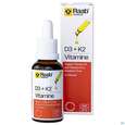 Sie sehen eine Packung Vit D3+k2 Tropfen Raab 30ml, Produktbild: 02 Vit D3+k2 Tropfen Raab 30ml, A-Nr.: 5925033 - 02