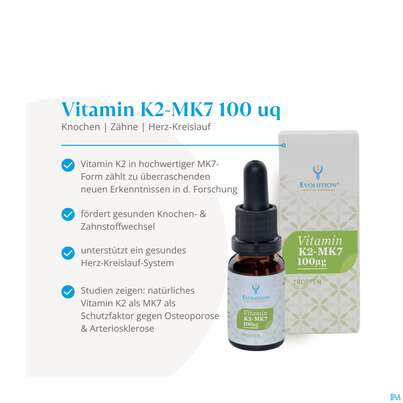 Vitamin K2 Mk7/tropfen 100mcg Evolution 15ml, A-Nr.: 5844116 - 04