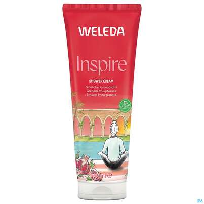 Sie sehen eine Packung Weleda Inspire Shower Cream Granatapfel 400ml, Produktbild: 02 Weleda Inspire Shower Cream Granatapfel 400ml, A-Nr.: 5909471 - 02