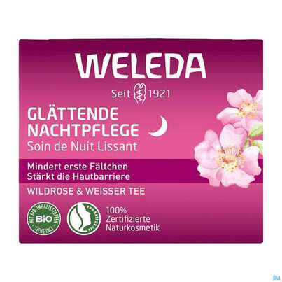 Weleda Wildrose/+weisser Tee Glaettende Nachtpflege 40ml, A-Nr.: 5838179 - 01