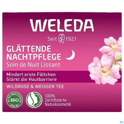 Weleda Wildrose/+weisser Tee Glaettende Nachtpflege 40ml, A-Nr.: 5838179 - 02