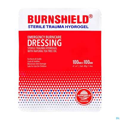 Sie sehen eine Packung Wundverband Burnshield Steril Bei Verbrennungen 10x 10cm Sern93032 1st, Produktbild: 01 Wundverband Burnshield Steril Bei Verbrennungen 10x 10cm Sern93032 1st, A-Nr.: 1846710 - 01