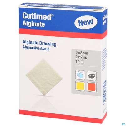 Wundverband Cutimed/alginate Hydroaktiv Steril 5x 5cm 72634 10st, A-Nr.: 5909324 - 04