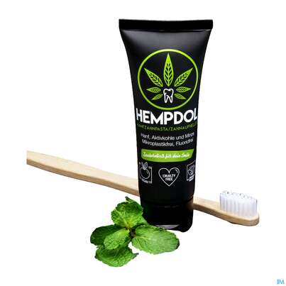 Sie sehen eine Packung Zahnpaste Hempdol Zahnaufheller 60ml, Produktbild: 06 Zahnpaste Hempdol Zahnaufheller 60ml, A-Nr.: 5750591 - 06