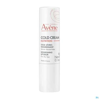 Sie sehen eine Packung Avene Cold Cream Lippenpflegestift 4g, Produktbild: 06 Avene Cold Cream Lippenpflegestift 4g, A-Nr.: 1600127 - 06