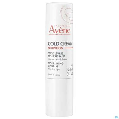 Sie sehen eine Packung Avene Cold Cream Lippenpflegestift 4g, Produktbild: 07 Avene Cold Cream Lippenpflegestift 4g, A-Nr.: 1600127 - 07