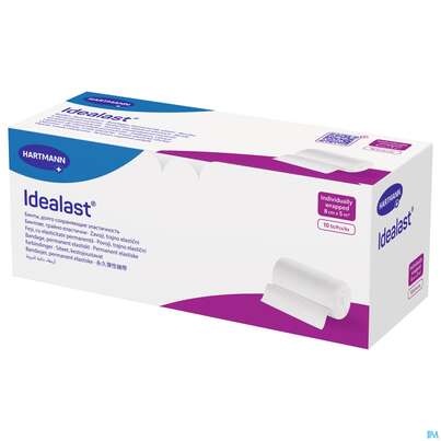 Elastische Binden Idealast 10 Binden Unterverpackt 5mx 8cm 1st, A-Nr.: 1738179 - 03