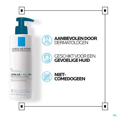 Sie sehen eine Packung La Roche Posay Koerperpflege Lipikar Lait Urea 5+ Sehr Tr.h 400ml, Produktbild: 09 La Roche Posay Koerperpflege Lipikar Lait Urea 5+ Sehr Tr.h 400ml, A-Nr.: 5198722 - 09