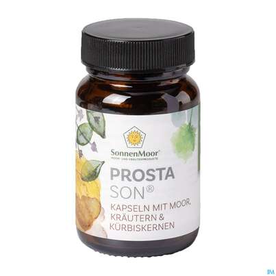 Sie sehen eine Packung Sonnenmoor Kapseln Prostason 30st, Produktbild: 01 Sonnenmoor Kapseln Prostason 30st, A-Nr.: 5868370 - 01