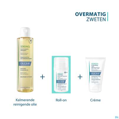 Ducray Hidrosis Control Fuss-hand +gesicht Creme Anti-transpirant Neu 50ml, A-Nr.: 5724180 - 05