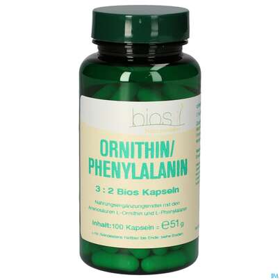 Bios Ornithin/phenylalanin 3:2 100 Kapseln, A-Nr.: 4247134 - 01