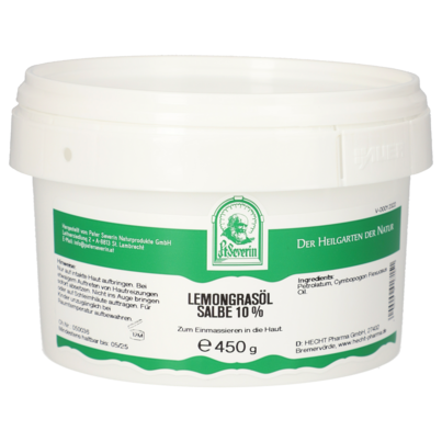 Sie sehen eine Packung LEMONGRASOEL 10% SALBE 450G, Produktbild: 01 LEMONGRASOEL 10% SALBE 450G, A-Nr.: 5676920 - 01