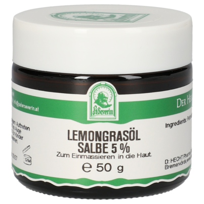 Sie sehen eine Packung LEMONGRASOEL 5% SALBE 50G, Produktbild: 01 LEMONGRASOEL 5% SALBE 50G, A-Nr.: 5676848 - 01