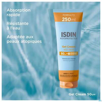 Sie sehen eine Packung Sonnenprodukte Isdin/fotoprotection Gel Cream Lsf 50 250ml, Produktbild: 09 Sonnenprodukte Isdin/fotoprotection Gel Cream Lsf 50 250ml, A-Nr.: 5670685 - 09