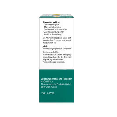 Sie sehen eine Packung Apozema® Nr. 16 Gastritis-Tropfen, Produktbild: 06 Apozema® Nr. 16 Gastritis-Tropfen, A-Nr.: 0988000 - 06