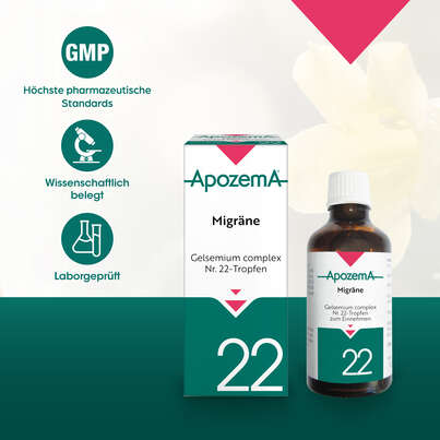 Apozema® Nr. 22 Migräne-Tropfen, A-Nr.: 0987868 - 04