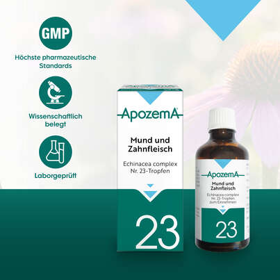 Apozema® Nr. 23 Mund- und Zahnfleisch-Tropfen, A-Nr.: 0987874 - 04